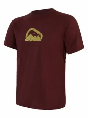 Cenově Výhodný Triko krátké pánské SENSOR MERINO AIR PT SUMMIT port red