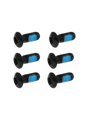 Šrouby na kotouče M5x10mm, Torx 25, 6 ks, černé Aktuální