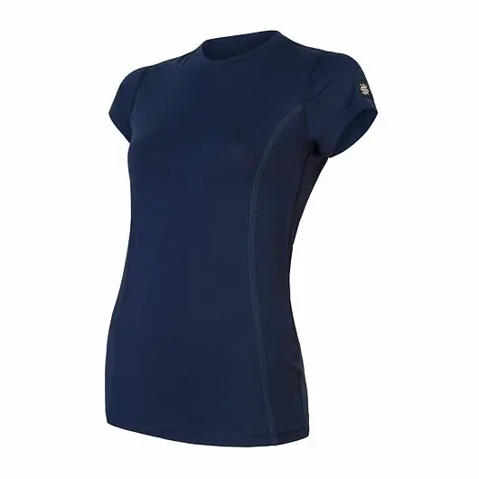 Triko krátké dámské SENSOR MERINO ACTIVE deep blue Finální Výprodej