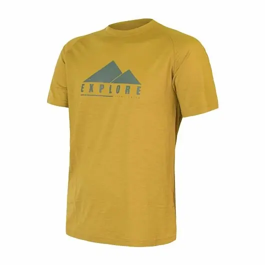 Triko krátké pánské SENSOR MERINO AIR PT EXPLORE žluté Přímo Od Výrobce