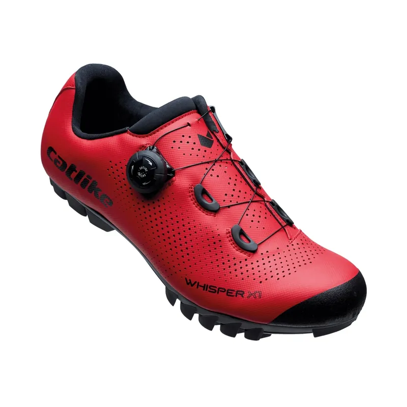 Dokud Zásoby Vydrží Tretry Catlike Whisper X1 MTB nylon Červené