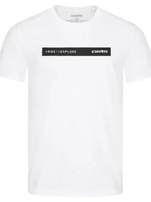 Must-Have Tričko Pells Road s obdélníkem White