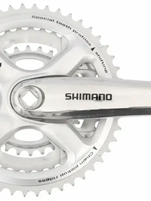 Kliky 3 Shimano FC-M191-S 48x38x28z/170mm, stříbrné, 8sp Novinka