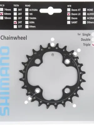 Převodník Shimano SLX M670 24z FE černý 3x10 Omezená Nabídka