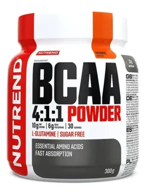 Rychlé Dodání Nápoj Nutrend BCAA 4:1:1 Powder 300g pomeranč