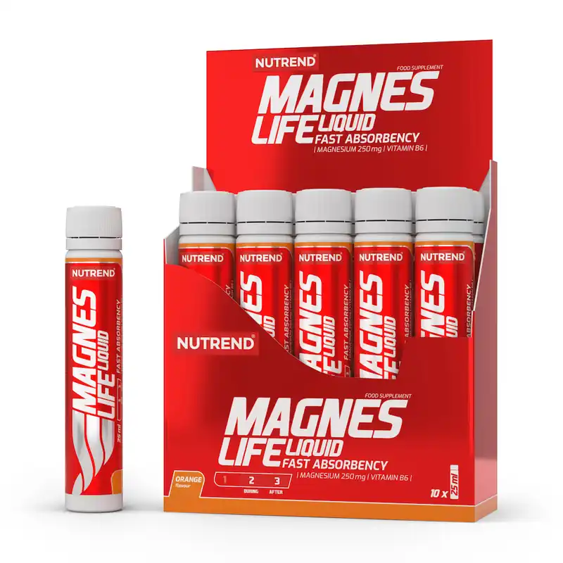 Nutrend MAGNESLIFE Liquid 10x25ml, pomeranč Cenově Výhodný