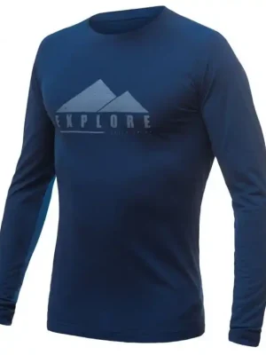 Triko dlouhé pánské SENSOR MERINO AIR PT EXPLORE tmavě modré Výprodej