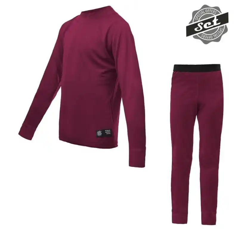 Koupit Online Komplet dětský SENSOR MERINO ACTIVE SET lilla