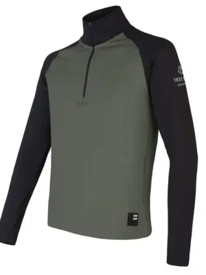 Mikina pánská SENSOR THERMO zip olivová/černá Doprava Zdarma