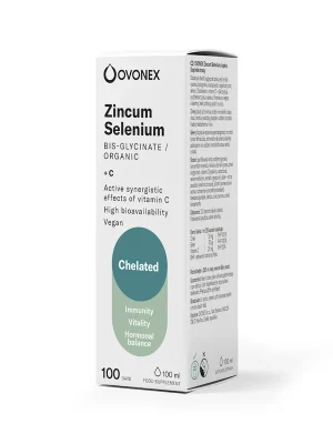 Kapky Liquid OVONEX ZINCUM/SELENIUM 100ml Novinka