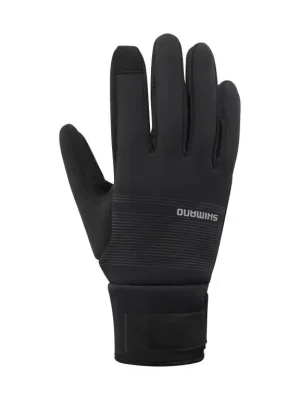 Rukavice Shimano WINDBREAK THERMAL černé Výhodná Nabídka