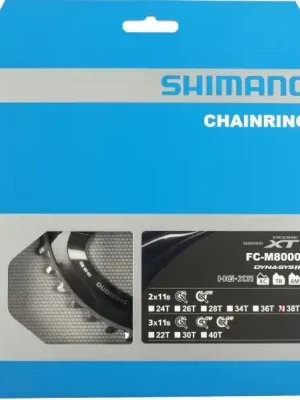 Levný Převodník Shimano FCM8000 38z pro 38-28 blk 2x11
