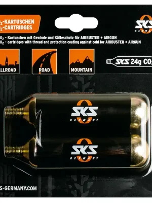 CO2 bombička SKS sada 2ks 24g pro Airbuster se závitem Zlevněný