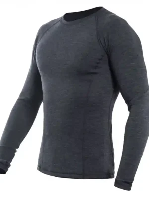 Triko dlouhé pánské SENSOR MERINO BOLD antracitové Ihned K Objednání