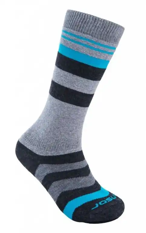 Jen Po Omezenou Doba Ponožky SENSOR SLOPE MERINO šedá/černá/tyrkys