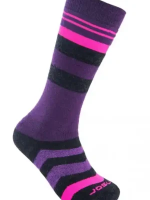 Nová Kolekce Ponožky SENSOR SLOPE MERINO černá/růžová/fialová