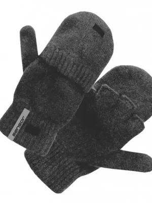 Časově Omezené Rukavice SENSOR VIRGIN WOOL šedý melír