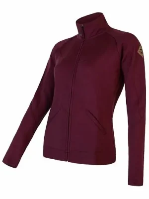 Mikina dámská SENSOR MERINO UPPER port red Přímo Od Výrobce