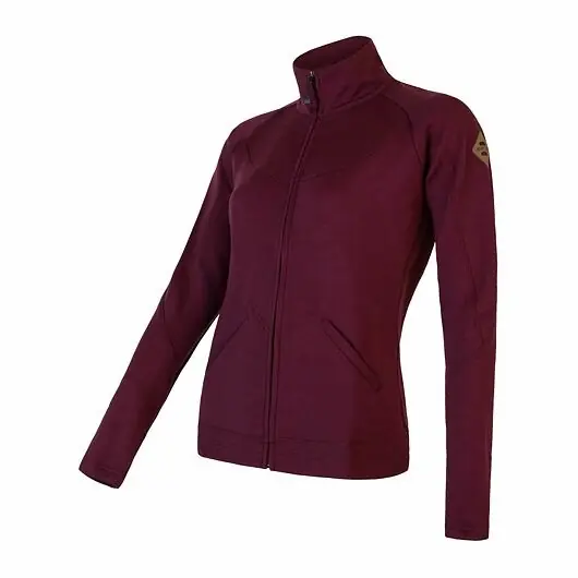 Mikina dámská SENSOR MERINO UPPER port red Přímo Od Výrobce