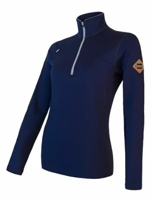 Víkendová Akce Mikina dámská SENSOR MERINO UPPER deep blue