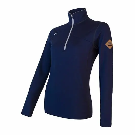 Víkendová Akce Mikina dámská SENSOR MERINO UPPER deep blue