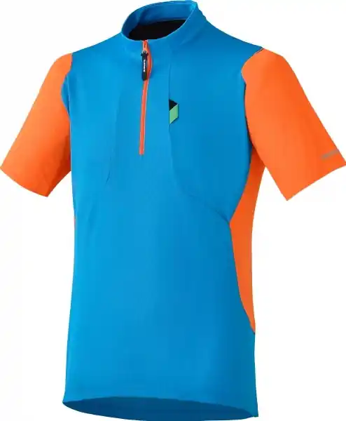 Dres krátký pánský Shimano Touring Jersey modrý Rychlé Dodání