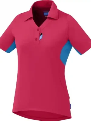 Dres krátký dámský Shimano Polo Shirt růžový Aktuální