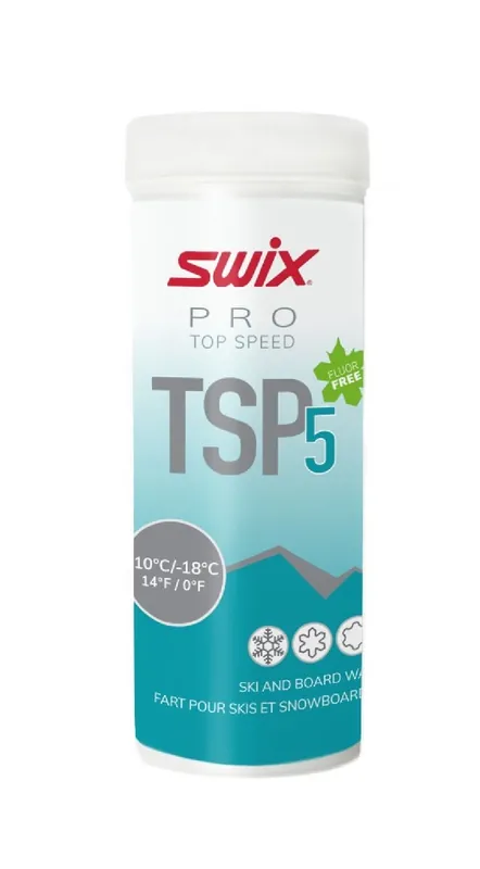 Omezená Nabídka Vosk SWIX TSP05-4 Topsp 40g -10/-18°C tyrkysov