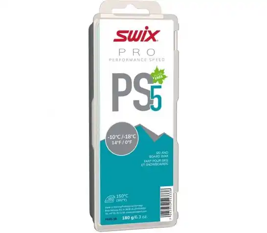 Vosk SWIX PS05-18 Puresp 180g -10/-18°C tyrkys Bezpečná Platba