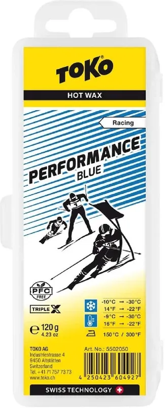Originální Vosk TOKO TripleX Performance 120g modrý -30/-10°C