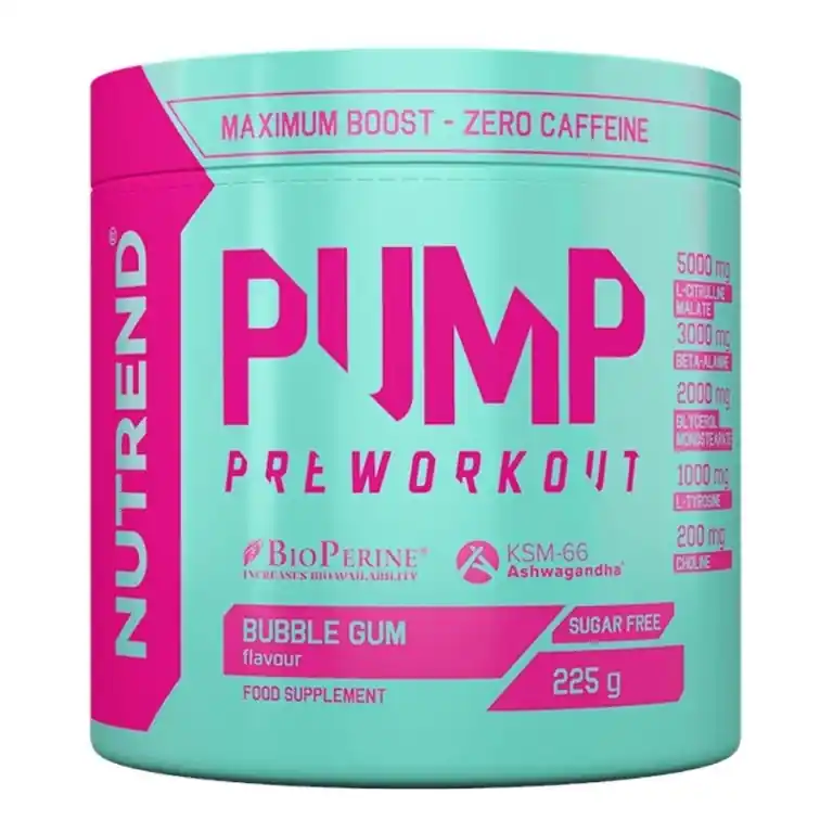 Cenová Bomba Nápoj Nutrend PUMP PRE-WORKOUT 225g