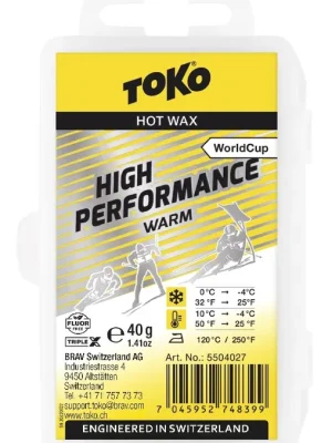 Rychlé Dodání Vosk TOKO TripleX WC HP 40g žlutý 0/-4°C