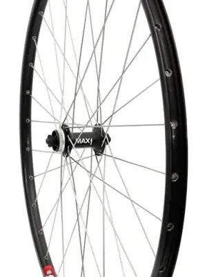 Zapletené kolo 26 přední MAX1 Disc Center Lock, černé/stříbrné Jen Po Omezenou Doba