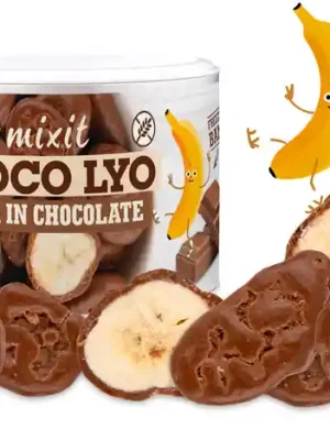 Rychlé Dodání Křupavé banánky Mixit v čokoládě 170g