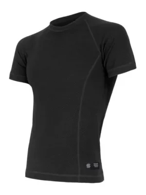 Vrácení Zdarma Triko krátké pánské SENSOR MERINO DOUBLE FACE černé