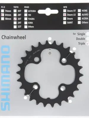 Omezená Nabídka Převodník Shimano SLX M660 AL 26z černý 3x9