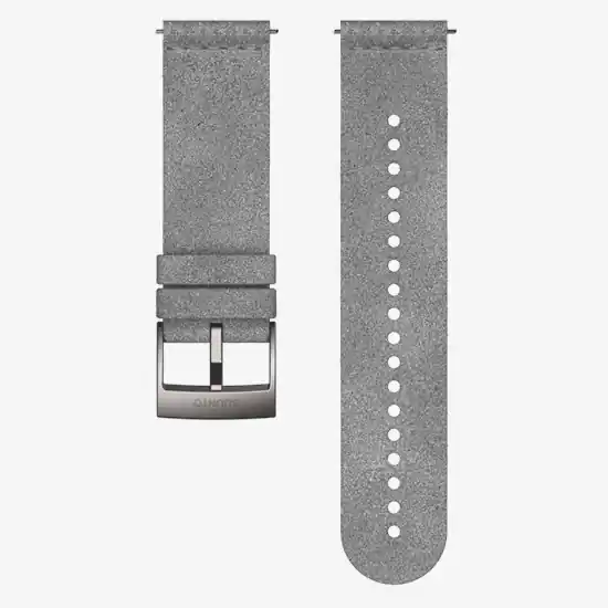 Omezená Nabídka Řemínek Suunto Microfiber Grey/Steel pro Suunto 9