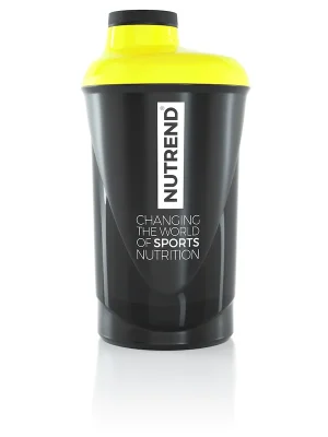 Láhev-šejkr NUTREND 0,6 l, černo-žlutý Nejprodávanější