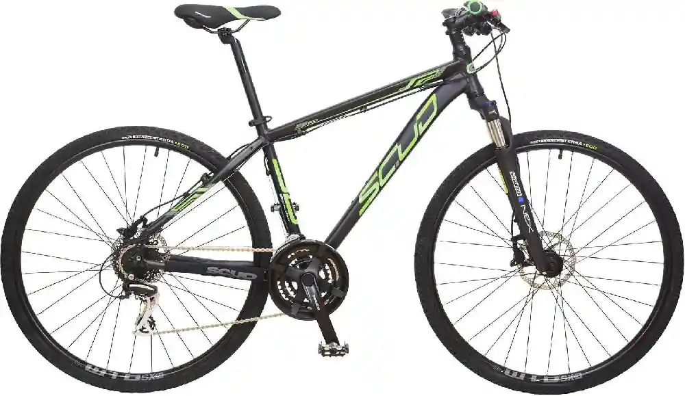 Nejprodávanější Krosové kolo SCUD Fraga Acera 3x8 Disc black-green