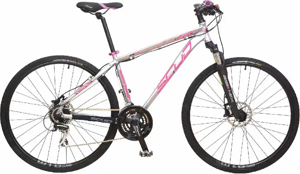 Krosové kolo SCUD Fraga Acera 3x8 Disc lig.grey-pink Kup Teď
