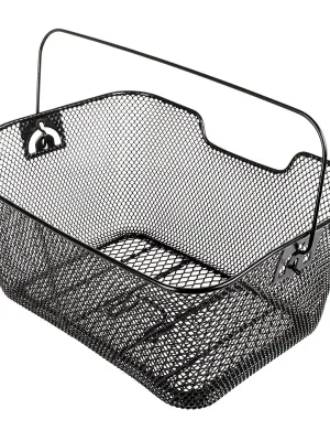 Koš na nosič Nexelo 40x30x18 černý s rukojetí Cenový Hit