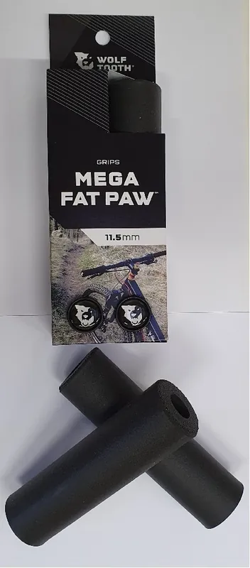 Gripy WOLF TOOTH Mega Fat Paw 11,5mm black Ověřený