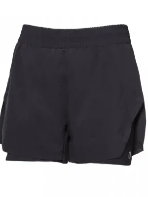 Kalhoty krátké dámské Progress CARRERA SHORTS 2v1 černé Oblíbený