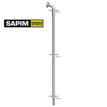 Aktuální Drát nerez Sapim Strong 2-2-2,3mm stříbrný