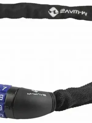 Poslední Šance Řetězový zámek M-WAVE kódový 3,5x900mm, černý