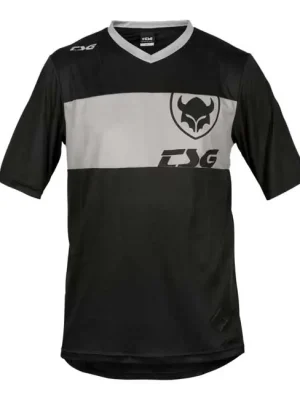 Dres TSG Waft Jersey krátký rukáv black grey Cenová Bomba