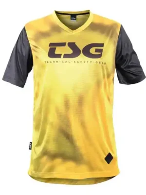 Dres TSG Waft Jersey krátký rukáv ochre black Expresní Doručení