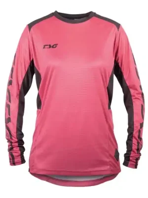Originální Dres dámský TSG Race Jersey dlouhý rukáv, dusty cedar black