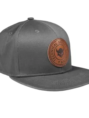 Bezpečná Platba Kšiltovka TSG Snapback Grey leather label