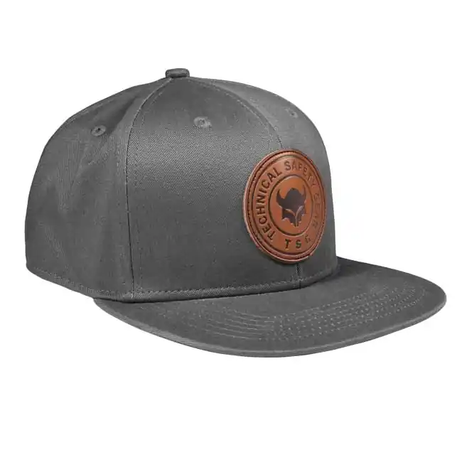 Bezpečná Platba Kšiltovka TSG Snapback Grey leather label
